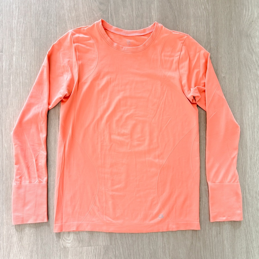 GapFit Motion Hot Orange Athletic Top L